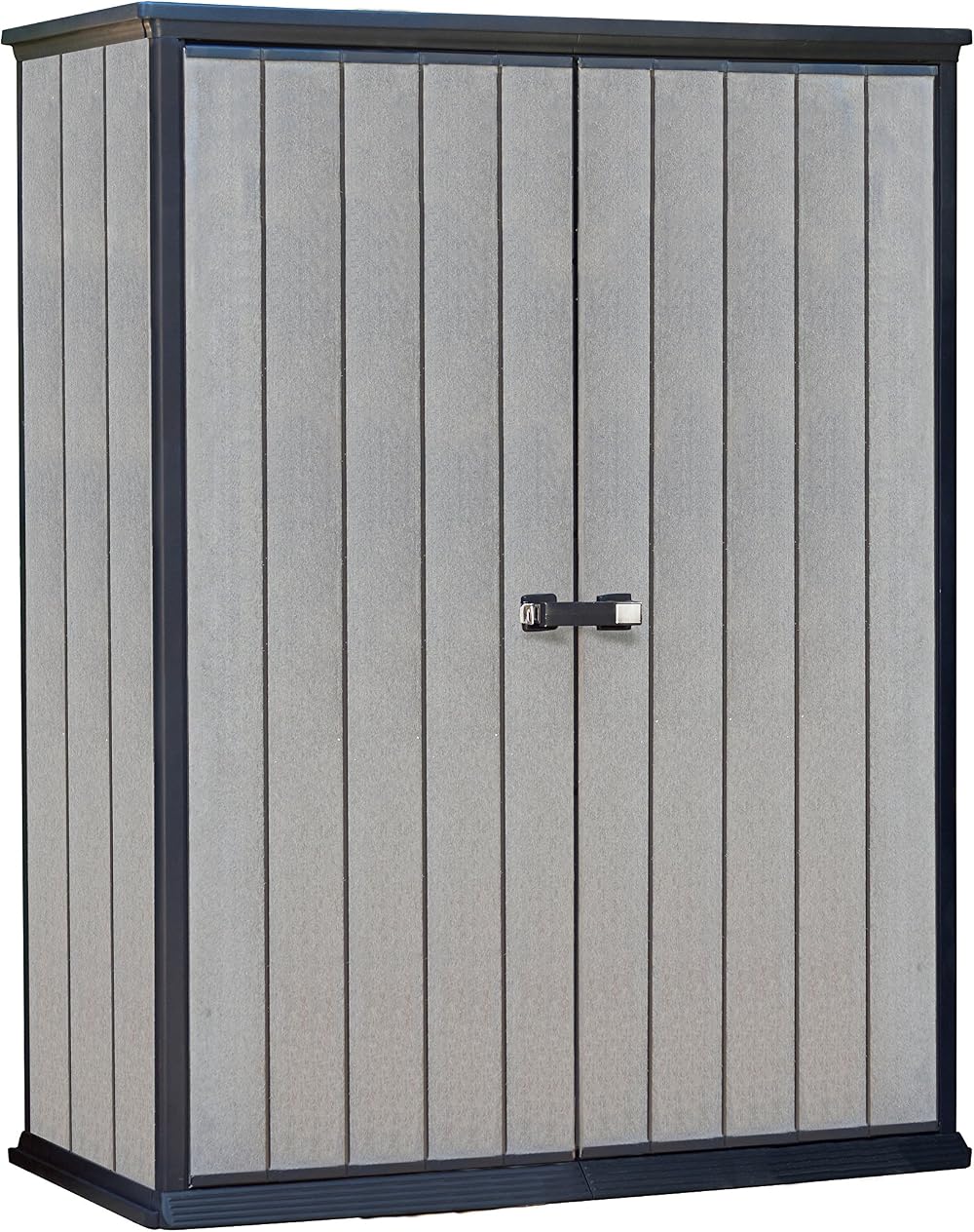 Keter 228430 High Store Vertical Outdoor Storage Shed Compact Space Saving