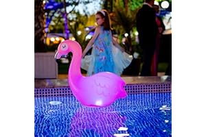 TIALLY Solar Floating Pool Lights - Inflatable Solar Powered, IP68 Waterproof, Heavy Duty Pool Decorations