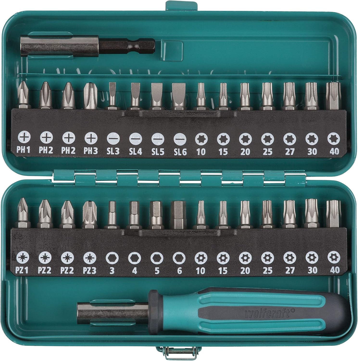 Wolfcraft Box Flat / Crosshead (PH/PZ) / TORX® (T) / TORX® With Bore Hole / Hexagonal - Image 4