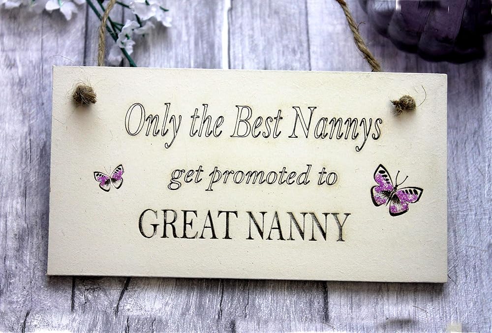 Madeat94 great nanny kitchen christmas gifts sign from grandchildren birthday: amazon.co.uk MadeAt94 Great Nanny Kitchen Christmas Gifts Sign from Grandchildren Birthday: Amazon.co.uk