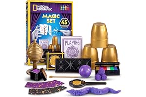 National Geographic Kids Magic Set - 45 Magic Tricks for Kids with Step-by-Step Video Instructions from a Professional Magici