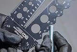 BGS 74247 Metric Screwpitch Gauge Thread Template M3-M20 0.5-13mm Drill Gauge view 3