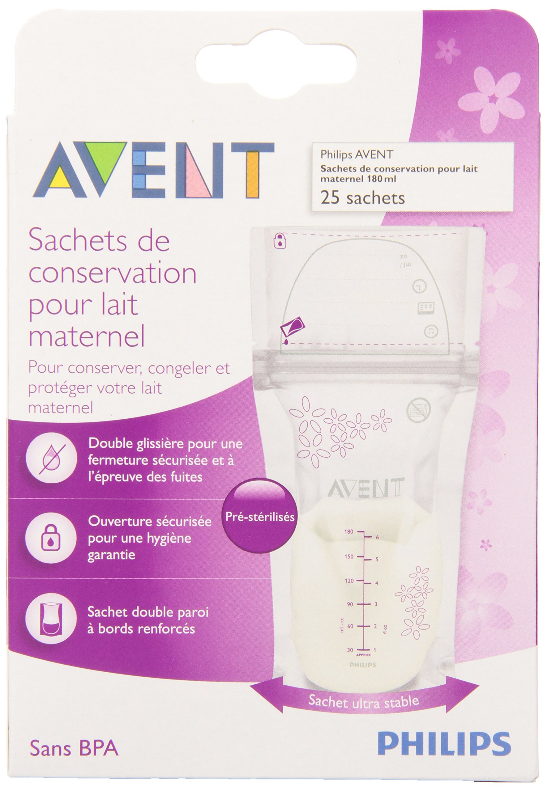 Philips AVENT Breast Milk Storage Bags, 6 Ounce, 25 Count Buy Online in UAE. Baby Products
