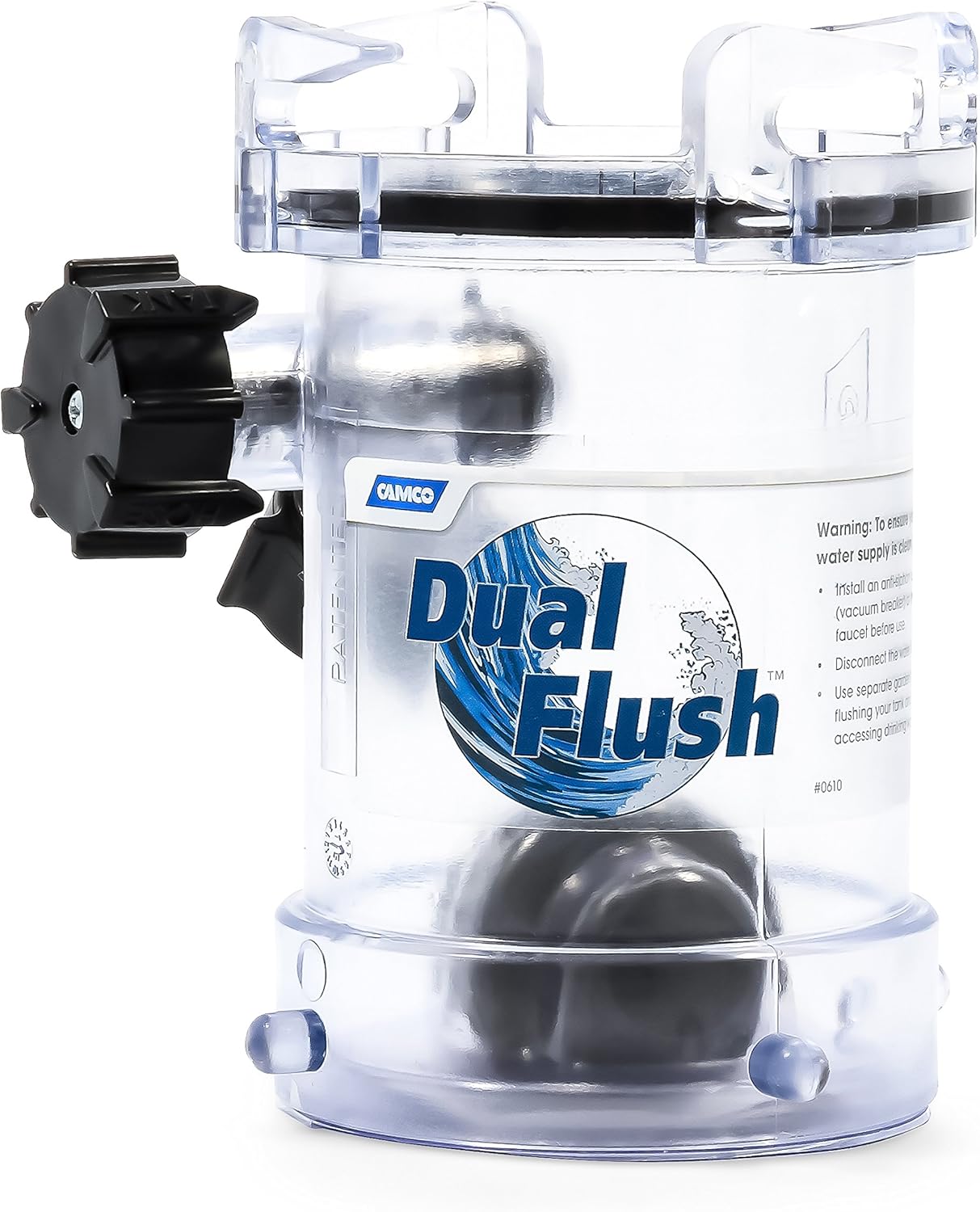 Camco RV Dual Flush RV Holding Tank Rinser - Cleans and Removes Clogs From Sewer Lines with Two Way Jet Cleaning Action, Helps Reduce Odors in Holding Tanks and Sewer Hoses (39072): Automotive