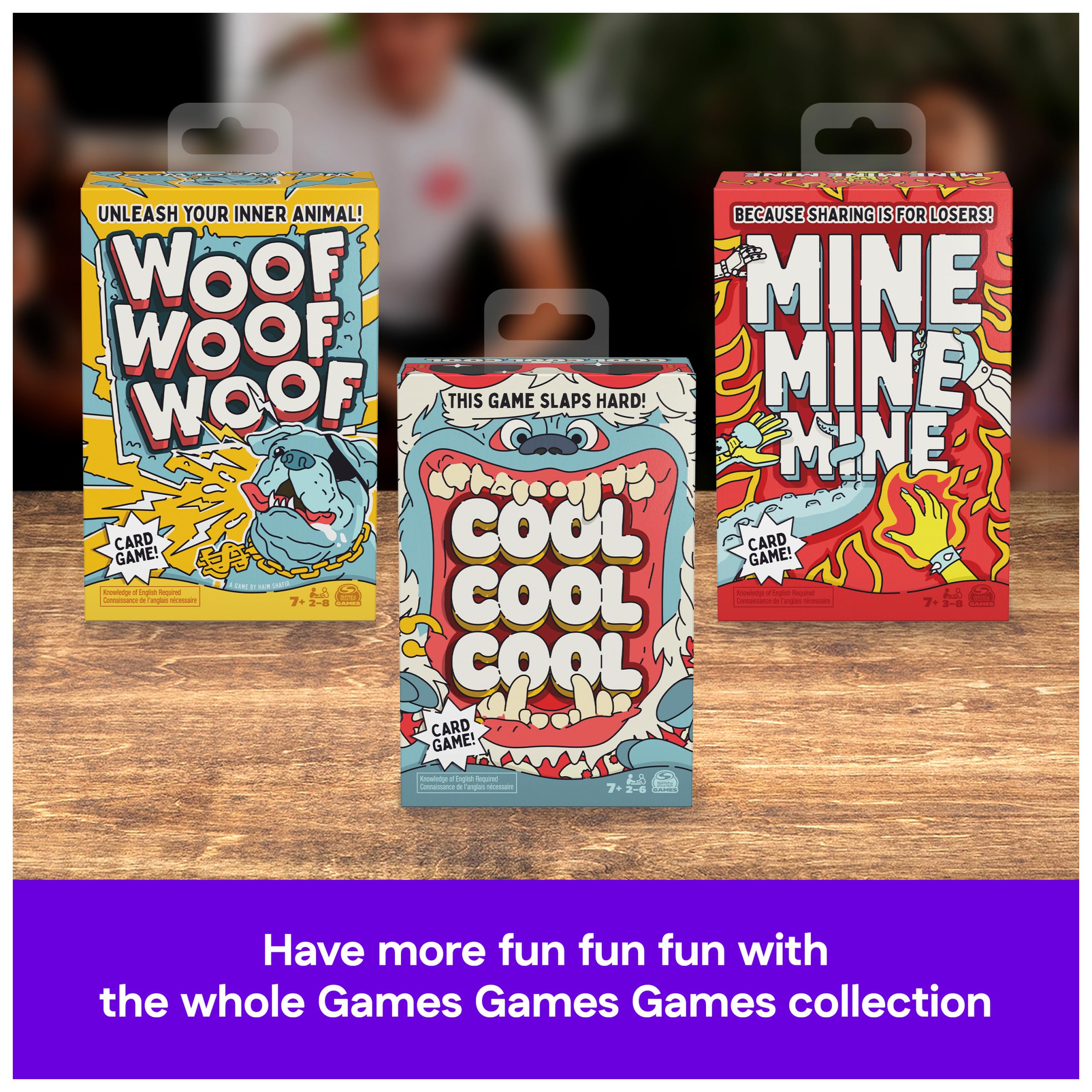 Spin Master Games, Mine Mine Mine The Card Game: A Fast-Paced Card Collecting Battle, Fun Activity for Family Game Night, 3-8 Players, Stocking Stuffer Gift Ideas for Ages 7 & Up