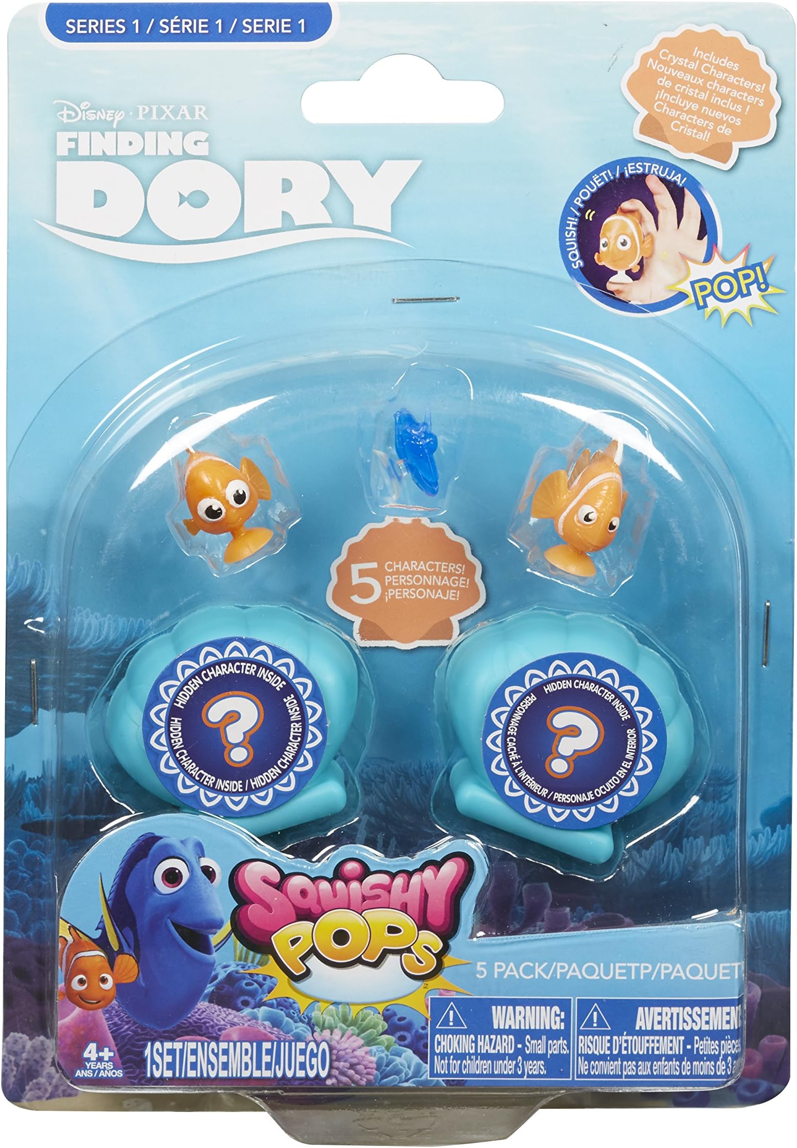 Squishy Pops Dory Toy (Pack of 5)