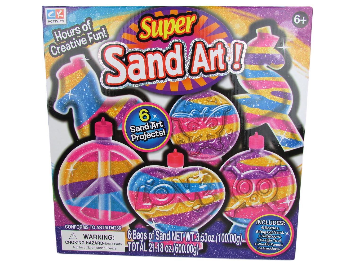 Super Sand Art - 6 Sand Art Projects for Kids to Enjoy