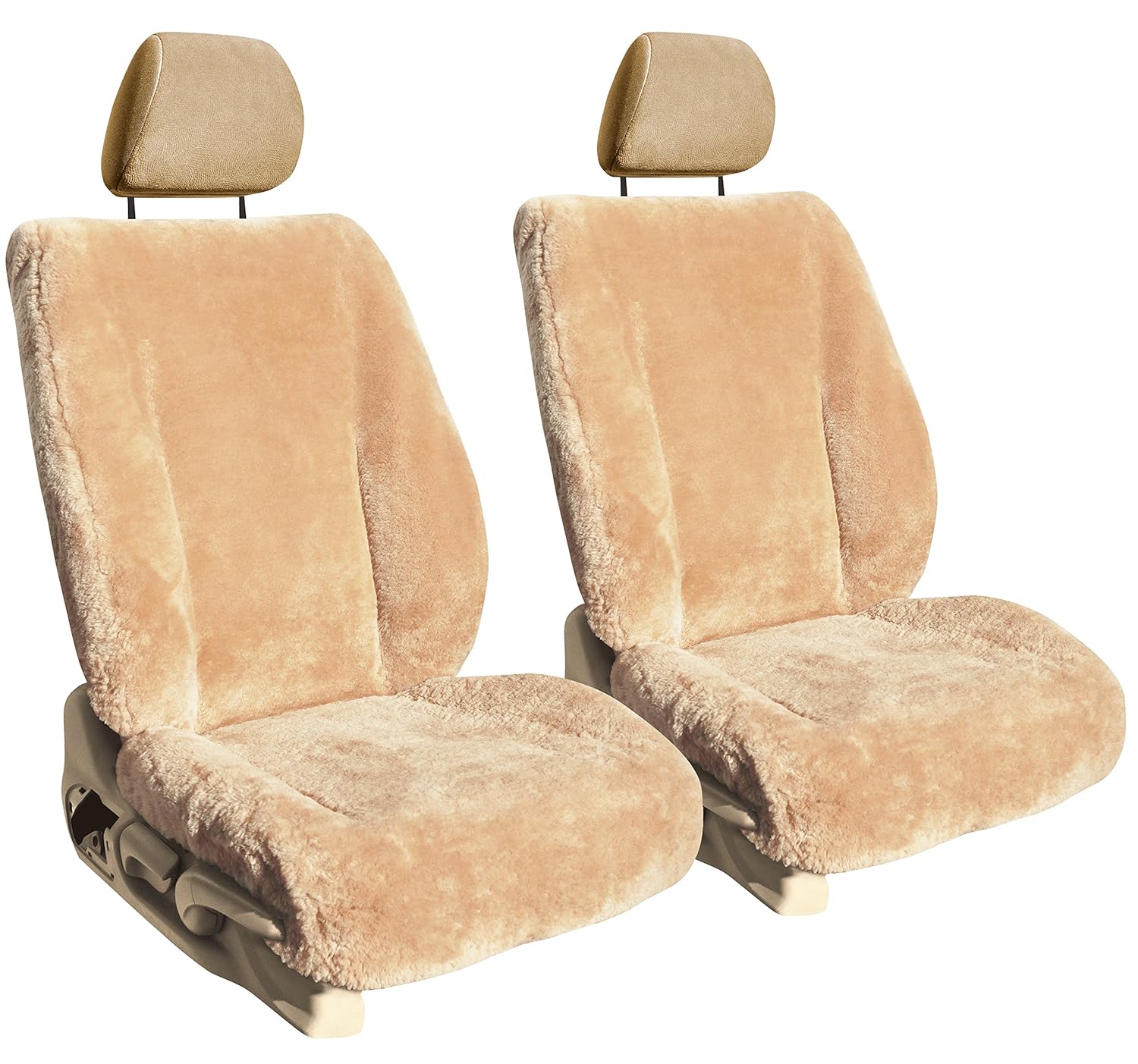 20002006 Custom Sheepskin Seat Covers for Chevy Astro in Camel for High Back