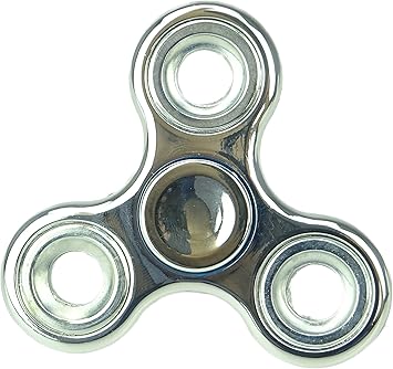 silver fidget spinner