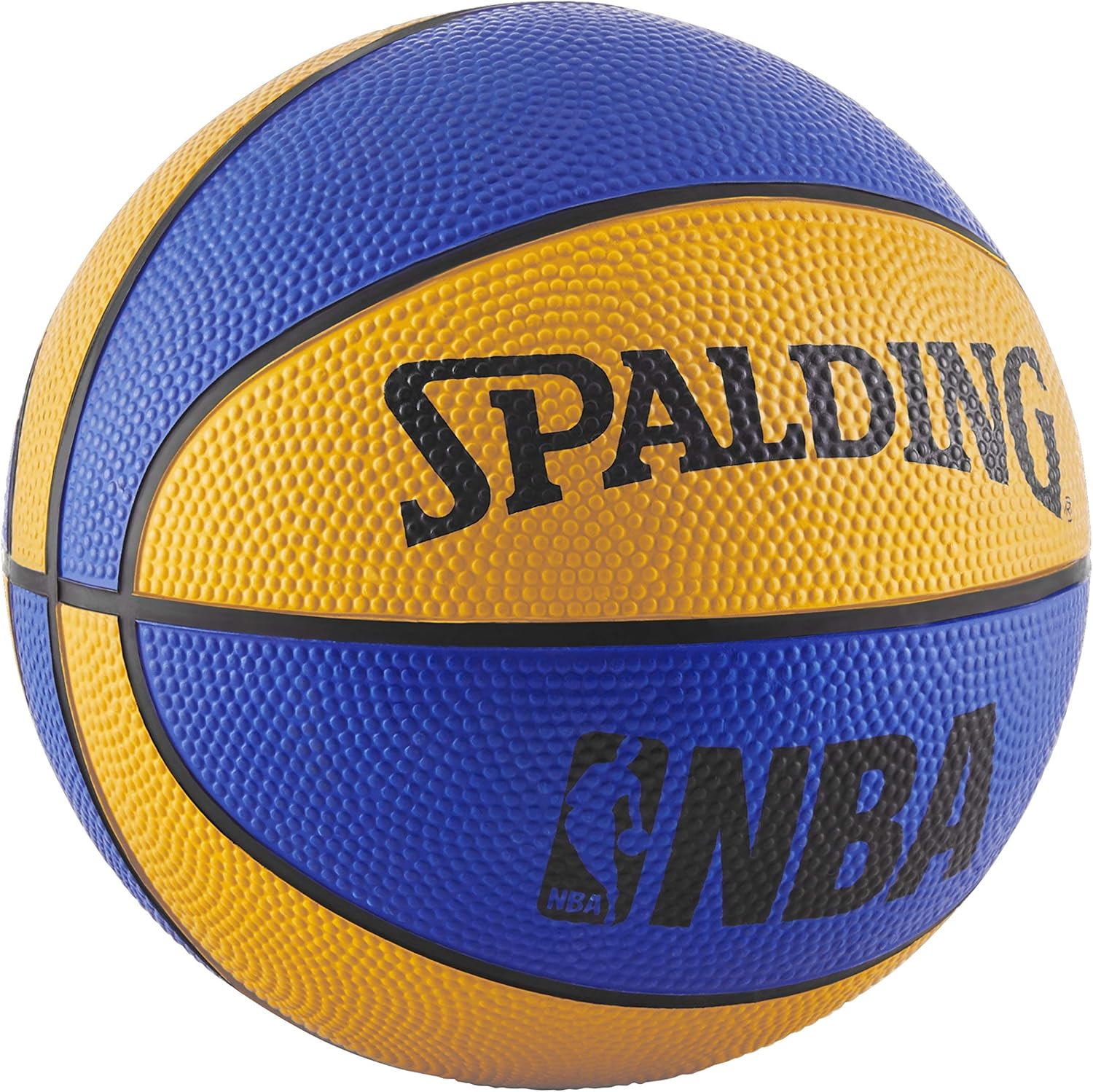 Spalding NBA Mini Rubber Outdoor Basketball, Blue/Green : Sports & Outdoors