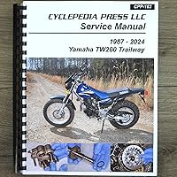 Yamaha TW200 Cyclepedia Printed Motorcycle Service Manual