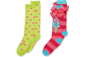 JoJo Siwa girls 2 Pack Knee High Socks