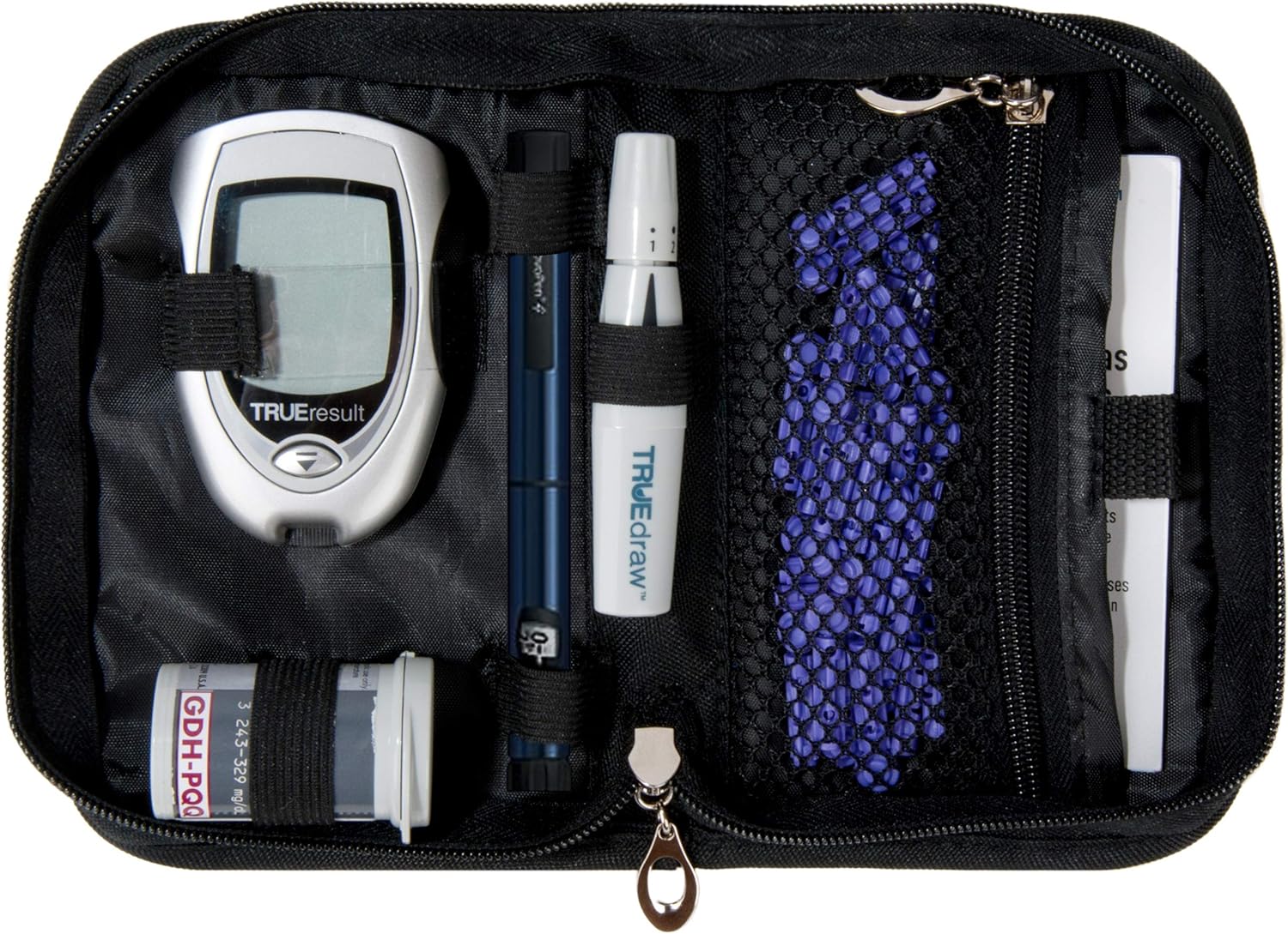 Carrying Case and Organizer for Diabetes Kits, Accessories, CGM Device, Lancets: Health & Personal Care