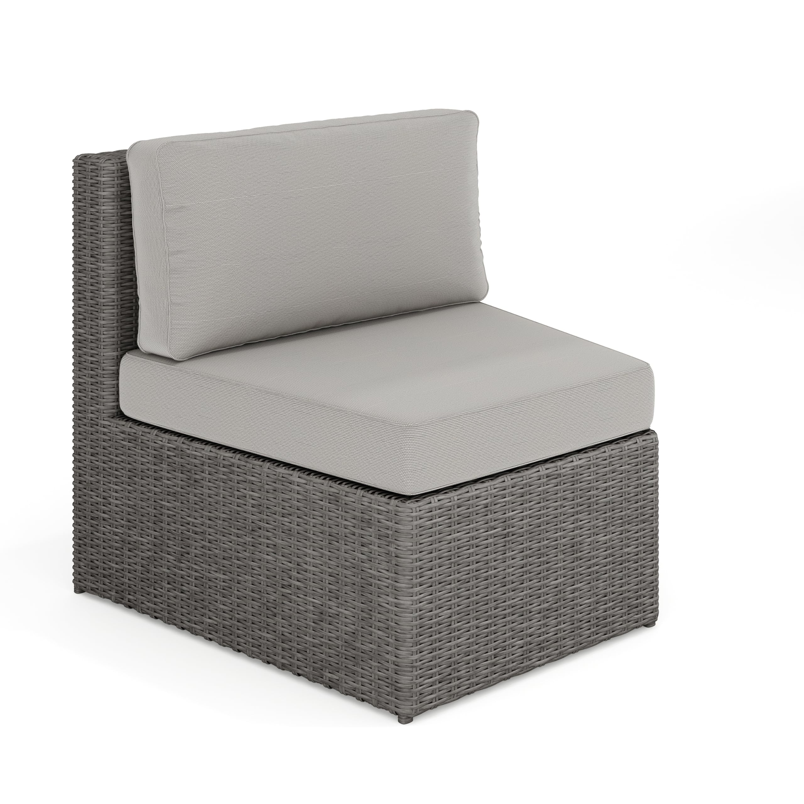 Photo 1 of *****Beautiful sofa set***
TK Classics Florence Curved Armless Sofa
Martha Stewart Bedford Indoor-Outdoor Modular Patio Curved Sectional Sofa Seat with Rattan Wicker Finish in Gray with Gray All-Weather Cushions
