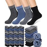 Chicingyou 60 Pairs Bulk Socks for Homeless Winter Warm Thermal Socks Donation for Unisex Men Women