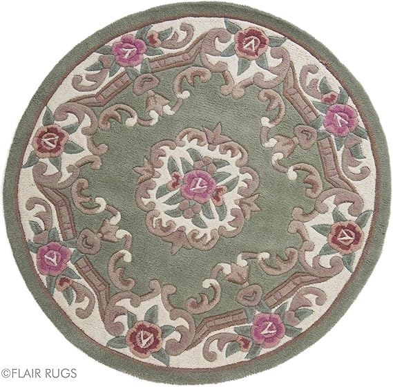  Lord of Rugs Lotus Premium Traditional Aubusson Floral Design Wool