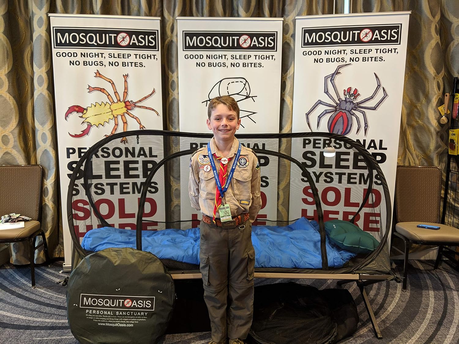 Wicked Cool MosquitOasis Pop-Up Mosquito Net Tent for Summer Camps and Camping: Sports & Outdoors
