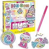 Creativity for Kids Big Gem Diamond Painting Kit: Sweets Stickers and Suncatchers - Diamond Art for Kids, DIY Stickers and Suncatcher Kit for Girls (Ages 6+)