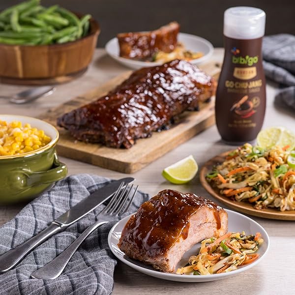 BIBIGO GOCHUJANG SPICY BARBECUE SAUCE, 11.5 OZ
