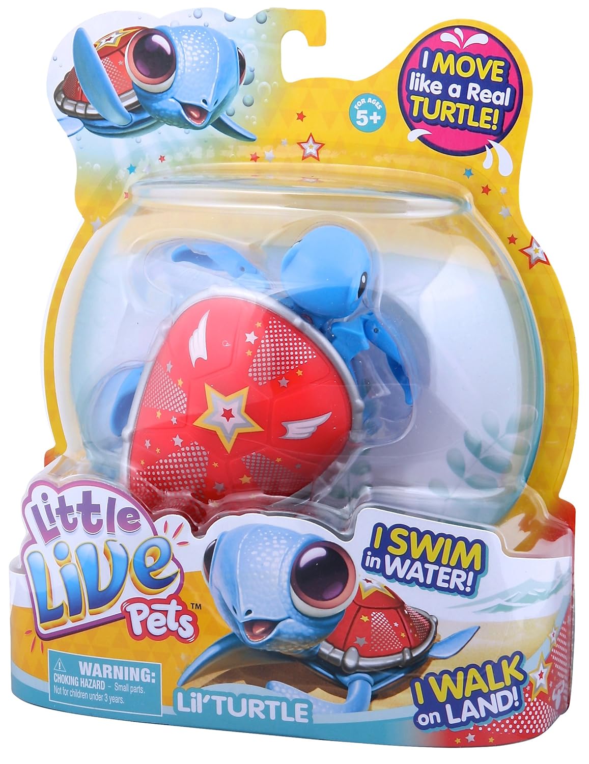 Little Live Pets Turtle Sky The Star Turtle and Baby Toys & Games