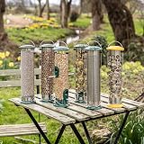 Peckish All Weather Metal Bird Seed Feeder Large 4 Port 700 g view 7