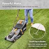 VonHaus 1600W Electric Lawn Mower 42L Bag 380mm Width 10m Cable view 2