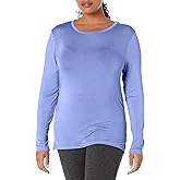 WonderWink Women's Scrub Silky Long-Sleeve T-Shirt - XS-3XL, Rayon, Spandex, Soft, Coverage, Super Comfortable, Perfect for Layering