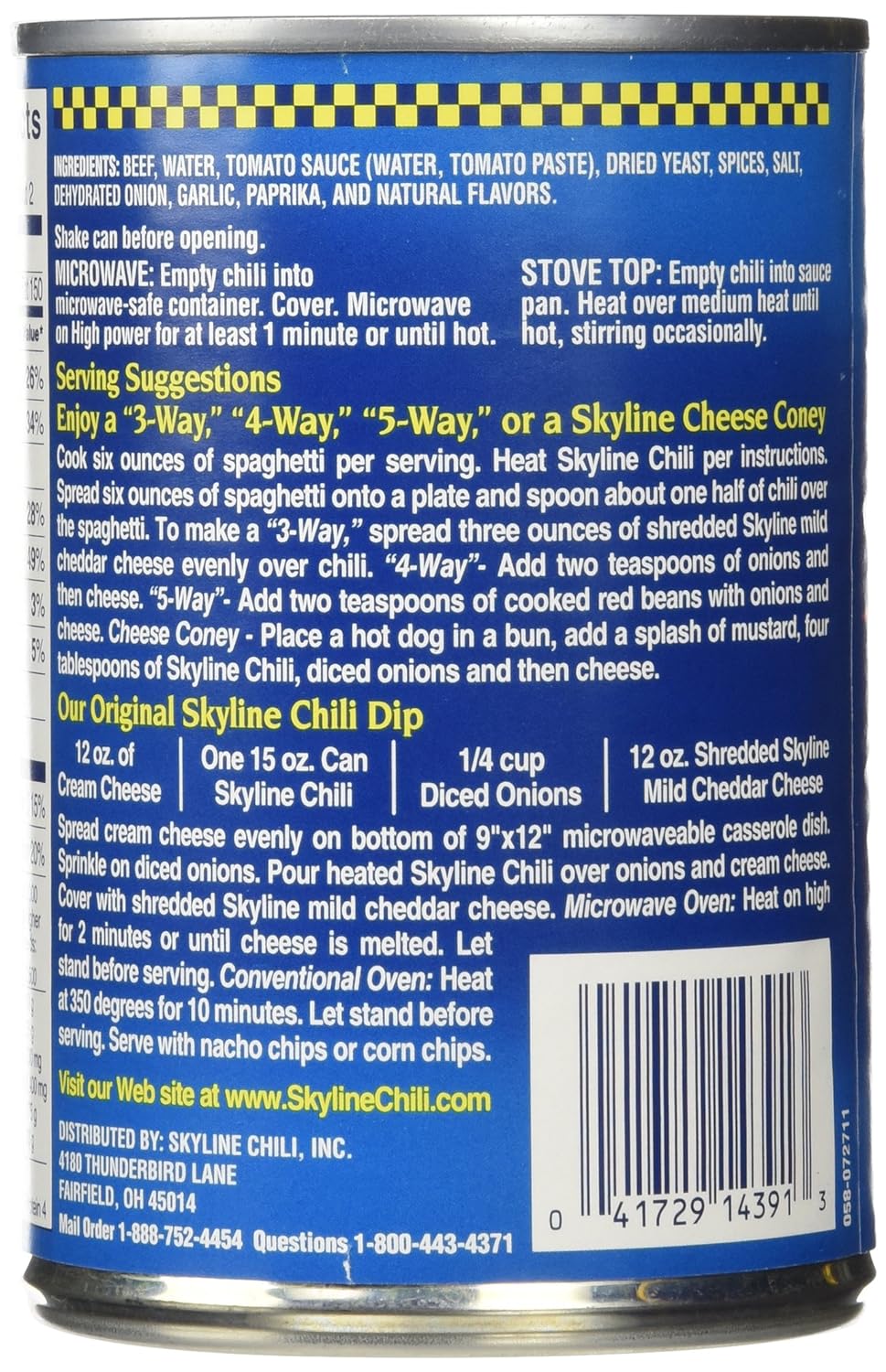 32 Skyline Chili Ingredient Label Label Design Ideas 2020