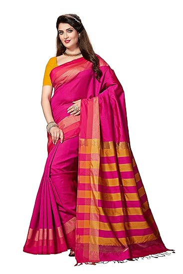 Art Silk Saree with Blouse Piece
