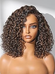 LUVME HAIR Curly Bob Wig 100% Human Hair Wigs