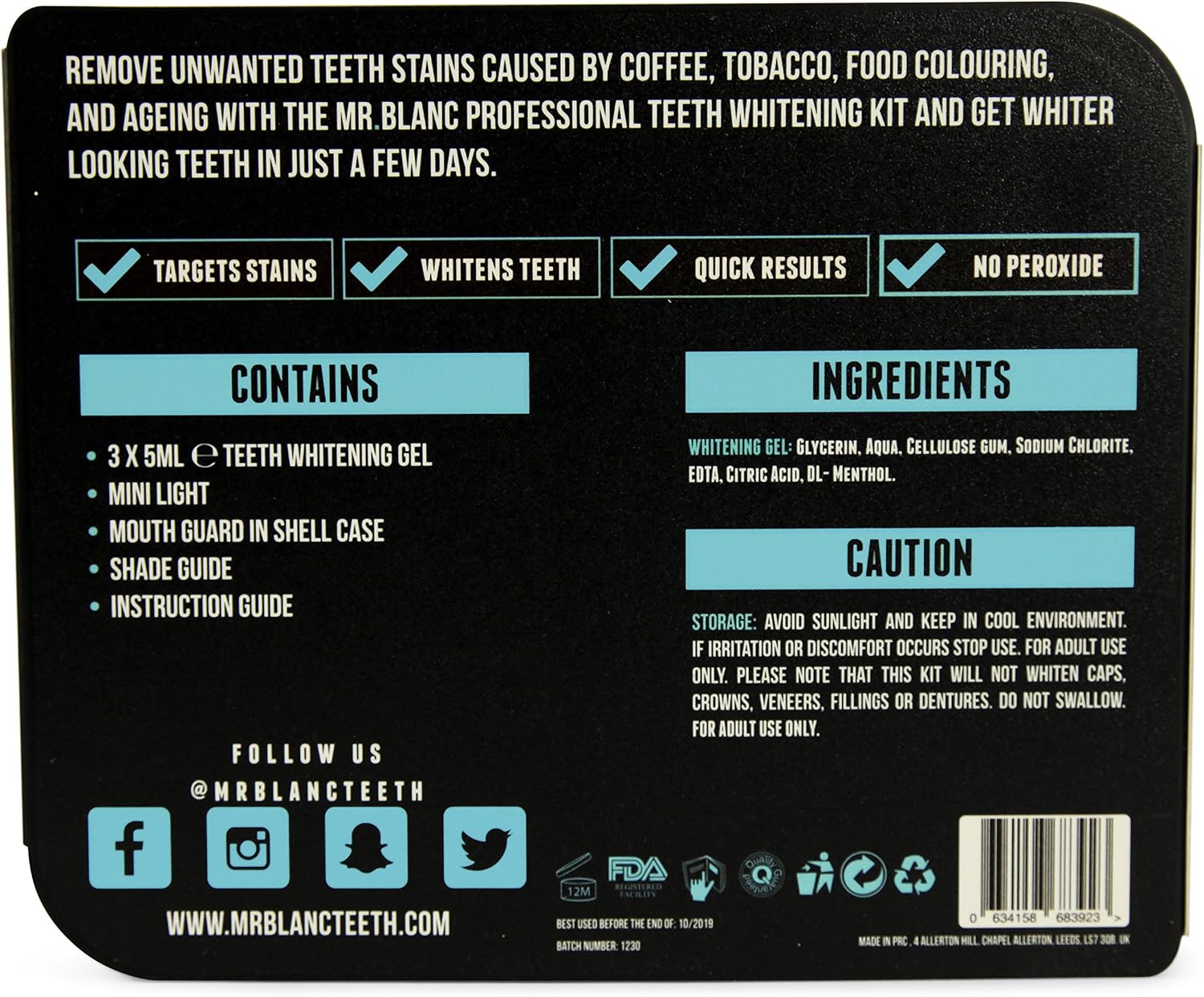 Get Mr Blanc Teeth Whitening Strips Before And After ...
