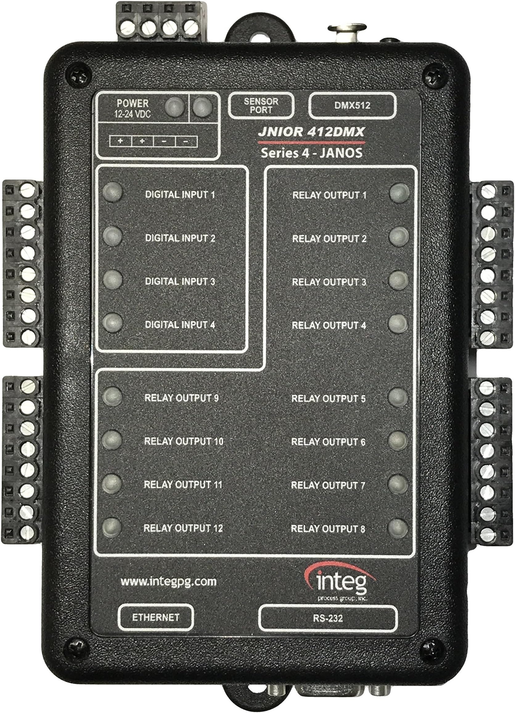 INTEG JNIOR Model 412DMX 4/12(I/O) Controller Kit w/DMX512