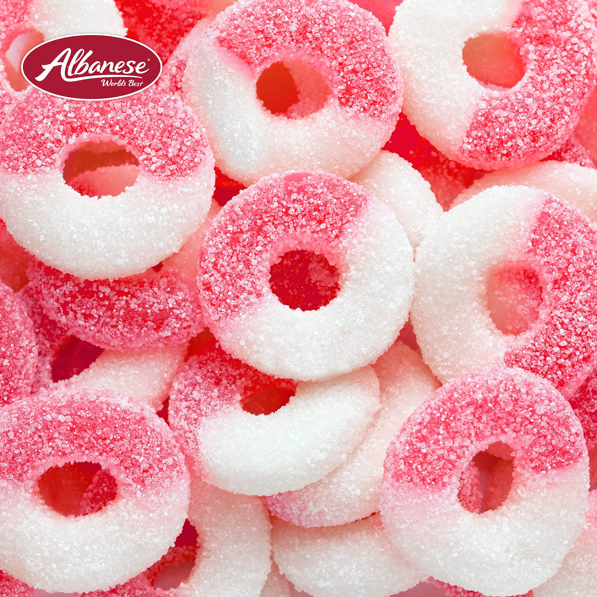 Watermelon Rings Sweets Mua Albanese World's Best Gummi Watermelon Rings, 4.5lbs of Candy ...