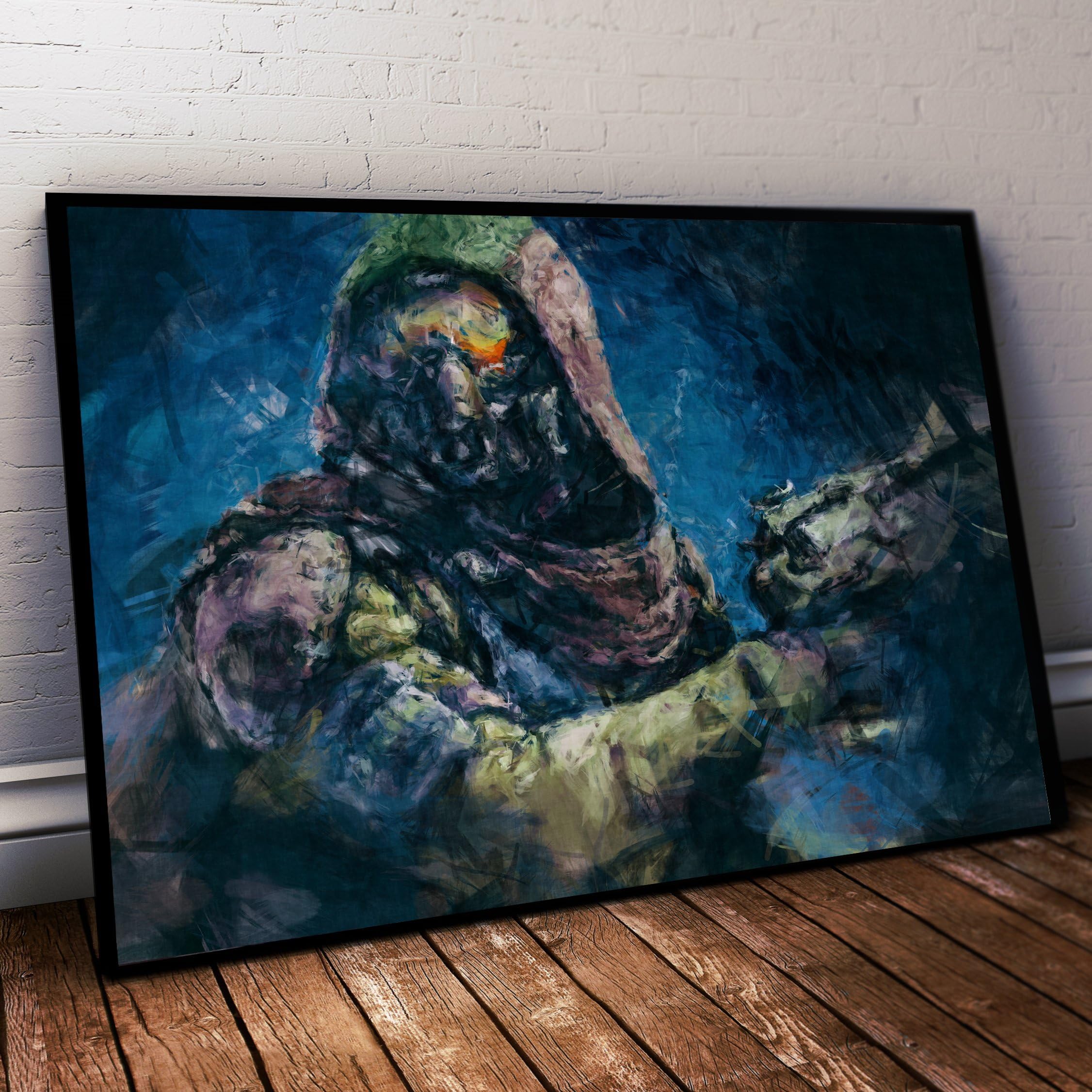 Destiny Hunter Painting Print. Destiny Hunter Poster. Gamer Room art (A1)