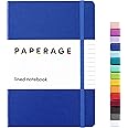 PAPERAGE Lined Journal Notebook, (Royal Blue), 160 Pages, Medium 5.7 inches x 8 inches - 100 GSM Thick Paper, Hardcover