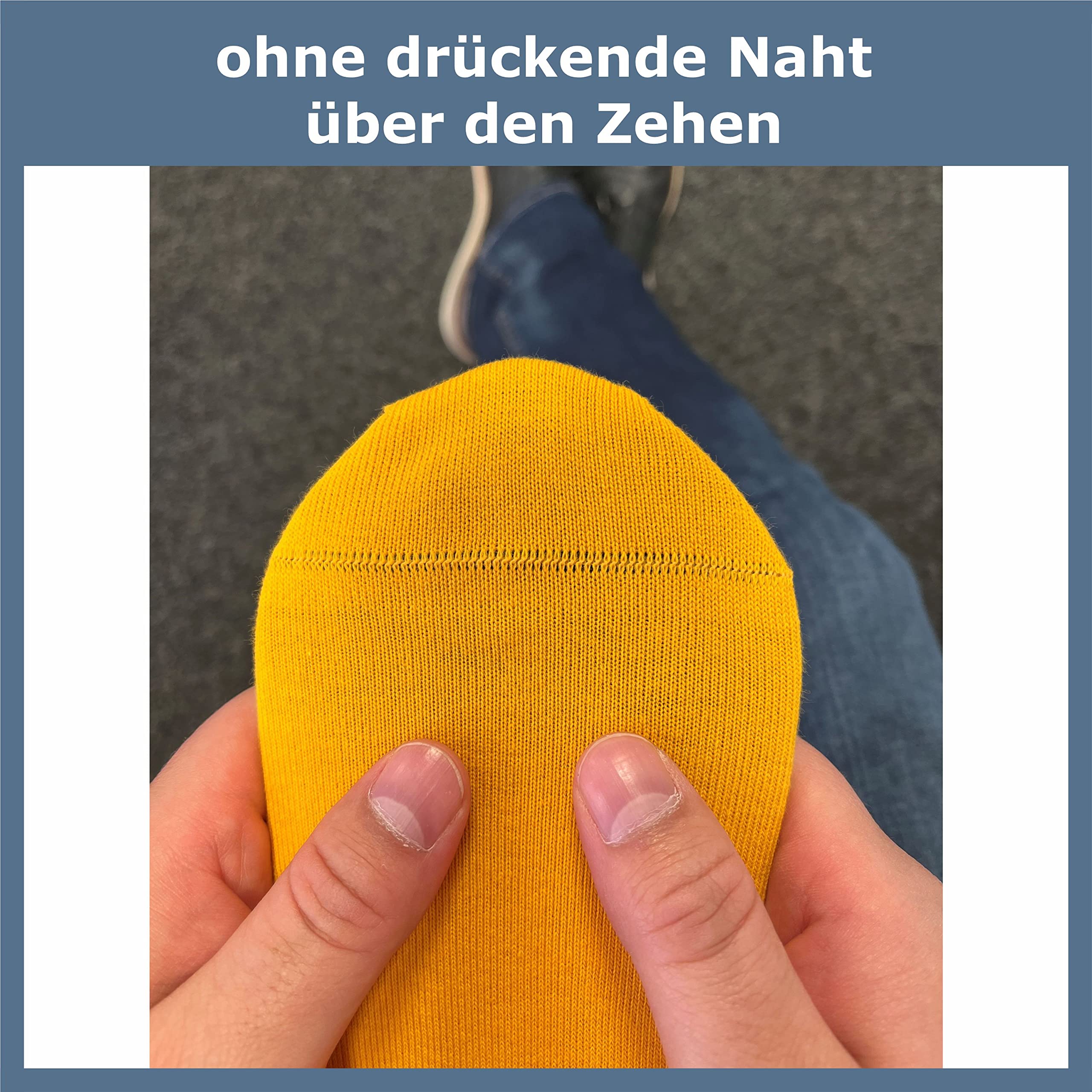 ca·wa·so Herren Socken aus 100% Baumwolle | Reine Baumwollsocken im 10er-Set | Freizeitsocken ohne Naht mit verstärkter Ferse & Spitze (43-46, farbig 1) 3