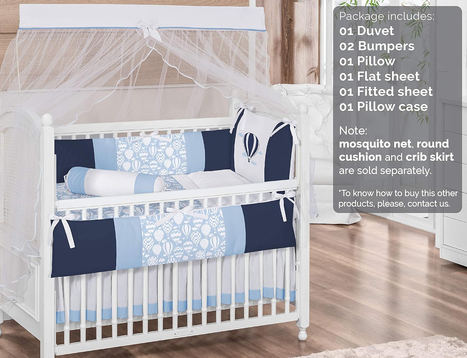 cloud nursery bedding