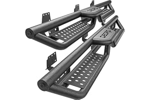 AUTOSAVER88 Running Boards Compatible with 2019-2026 Dodge Ram 1500 New Body Crew Cab, 6" Two-Stair Steel Side Step Rail Drop Nerf Bars (Excl 19-26 1500 Classic)