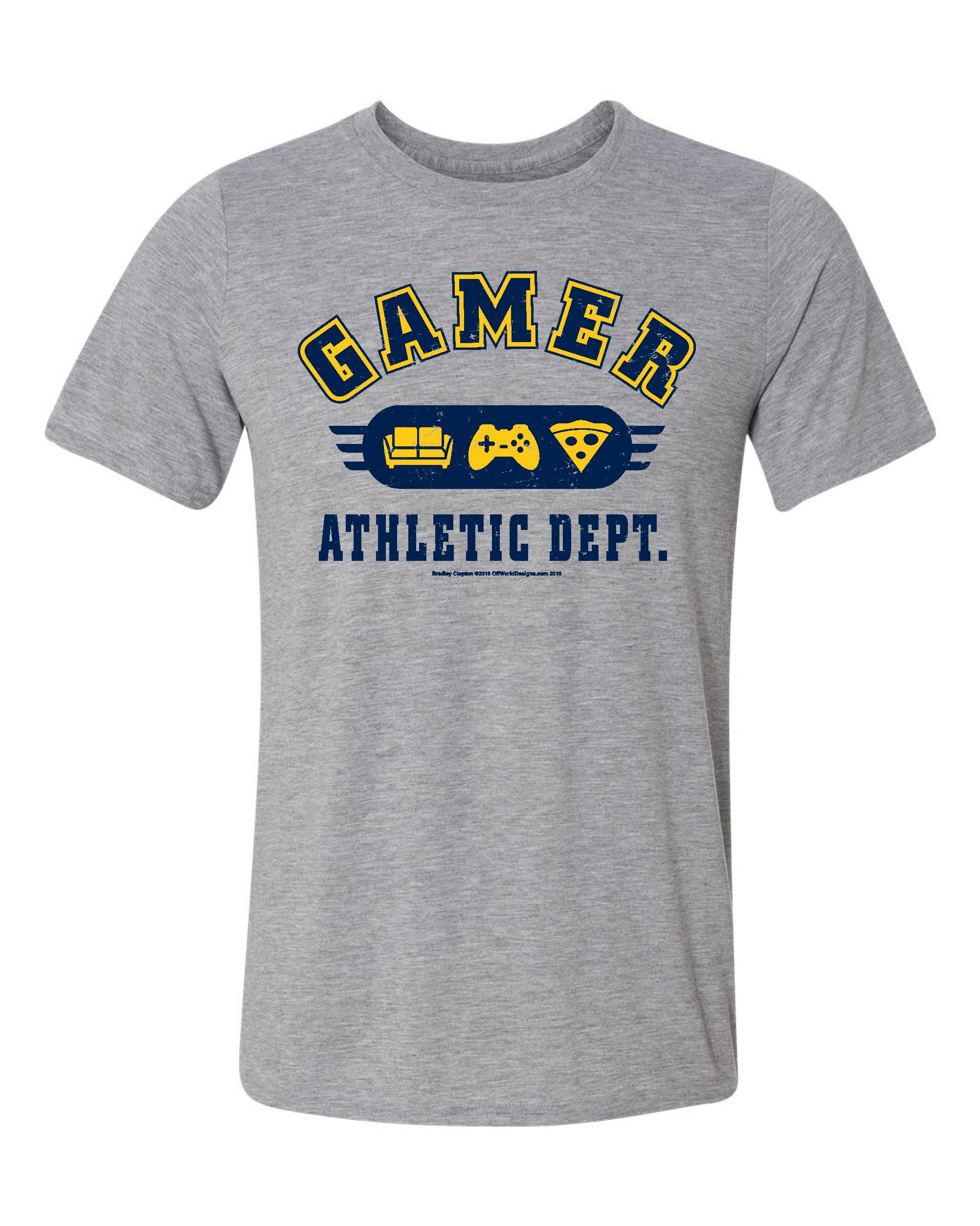 Gamer Athletic Dept T Shirt 4564 Seknovelty