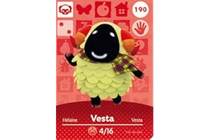 Nintendo Animal Crossing Happy Home Designer Amiibo Card Vesta 190/200 USA Version