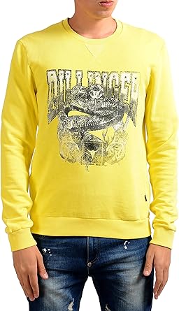 yellow graphic sweatshirt