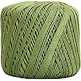 Threadart 100% Pure Cotton Crochet Thread - Avocado - Size 10 and 3 - Singles and Bulk Packs Available - Size 3 - Color 10