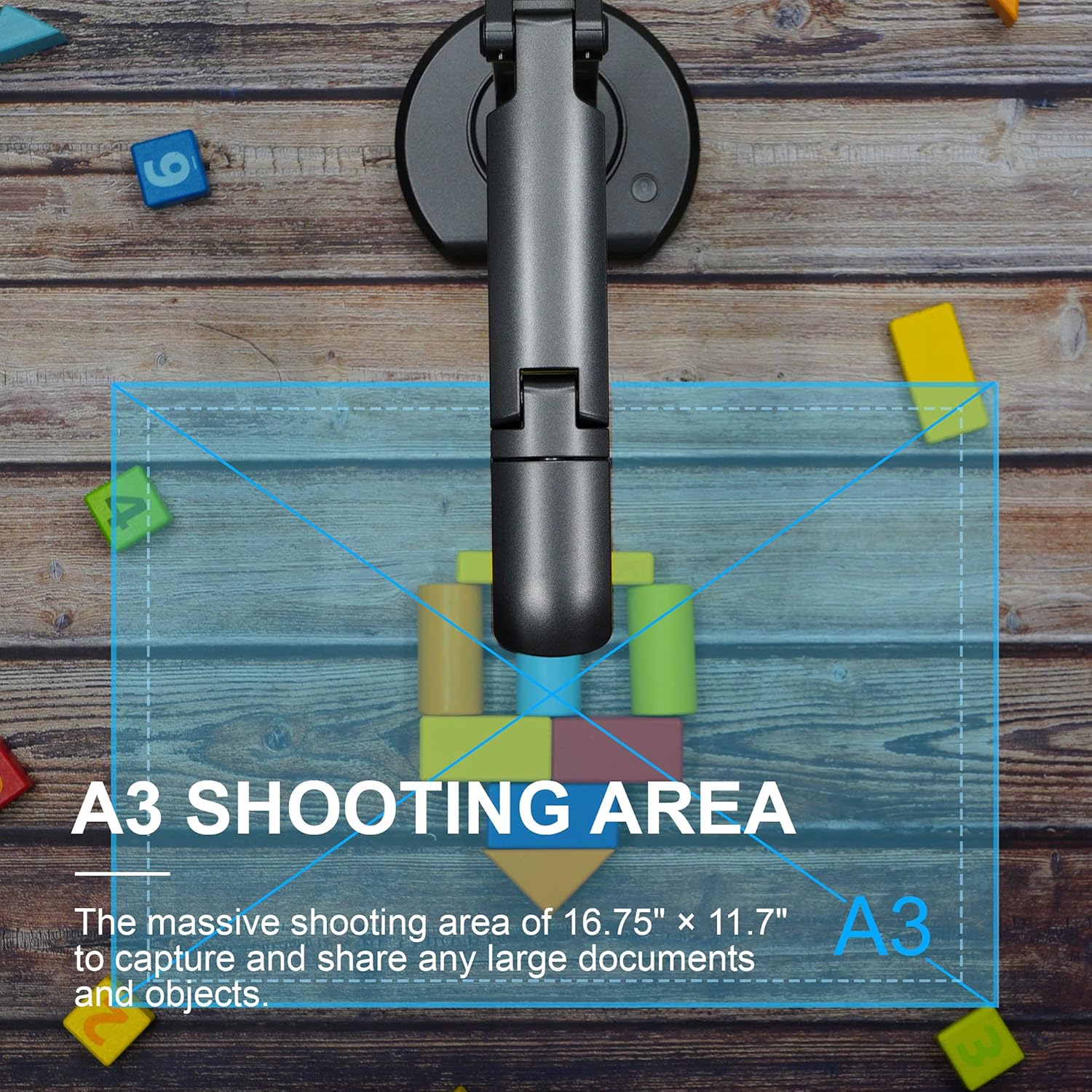 JOYUSING 8MP HD USB Document Camera for Teachers with Light, Mac, Windows, Chrome Compatible Excellent for Online Teaching, Distance Learning and Web Conferencing : Electronics