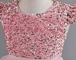 Nileafes Flower Girl Pageant Sequins Dress Princess