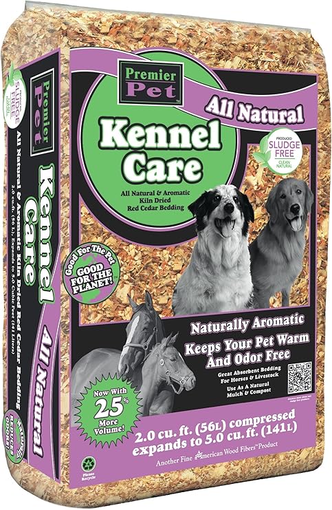 cedar chips for dog run