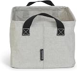 Brabantia Foldable Laundry Basket 35L Grey with Soft Handles view 3