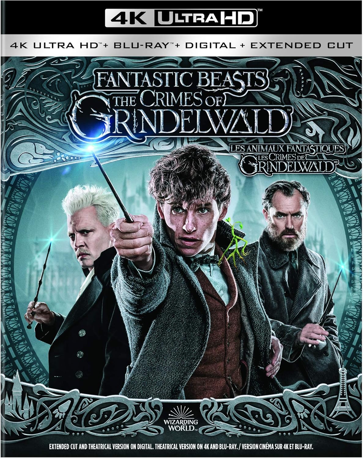 Fantastic Beasts The Crimes Of Grindelwald Bilingual 4k Uhd Blu Ray Digital Amazon Ca David Yates David Heyman Tim Lewis Neil Blair J K Rowling Steve Kloves Rick Senat Danny Cohen Lionel Wigram