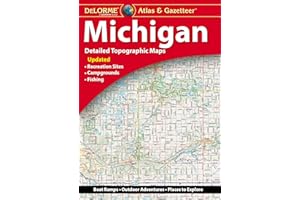Delorme Atlas & Gazetteer Michigan (Delorme Michigan Atlas and Gazeteer)