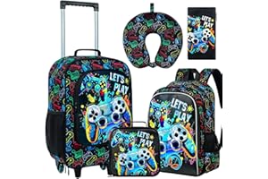 KLFVB Kids Luggage for Boys Girls, Cute Rolling Wheels Suitcase for Toddler, Children Travel Carry on Suitcase