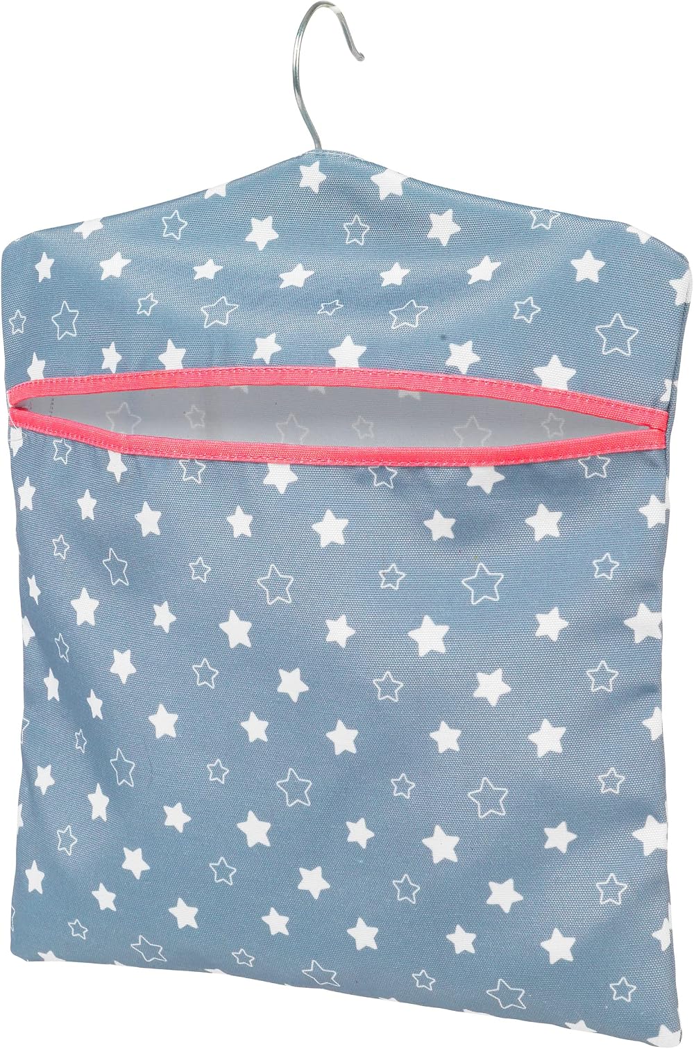Kleeneze Star Print Peg Bag 33x30cm Holds 50 Pegs Indoor Outdoor